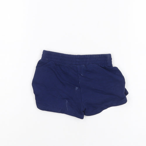 Nike Unisex Blue Baby Shorts 6-9 Months Elastic Waist