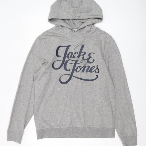 Jack & Jones Men's Grey M Pullover Hoodie
