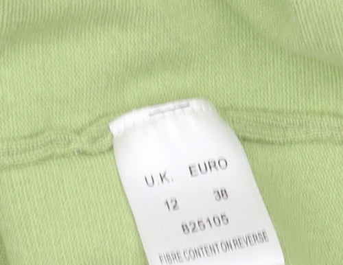 Eastex Women's Green Cardigan Size 12 with Jewel Accents