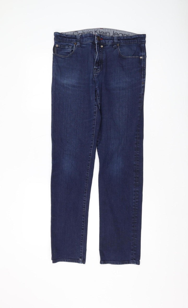 Calvin Klein Men's Blue Skinny Jeans Size 33