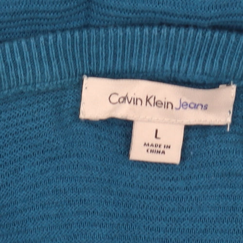 Calvin Klein Women's Blue L Pullover Jumper