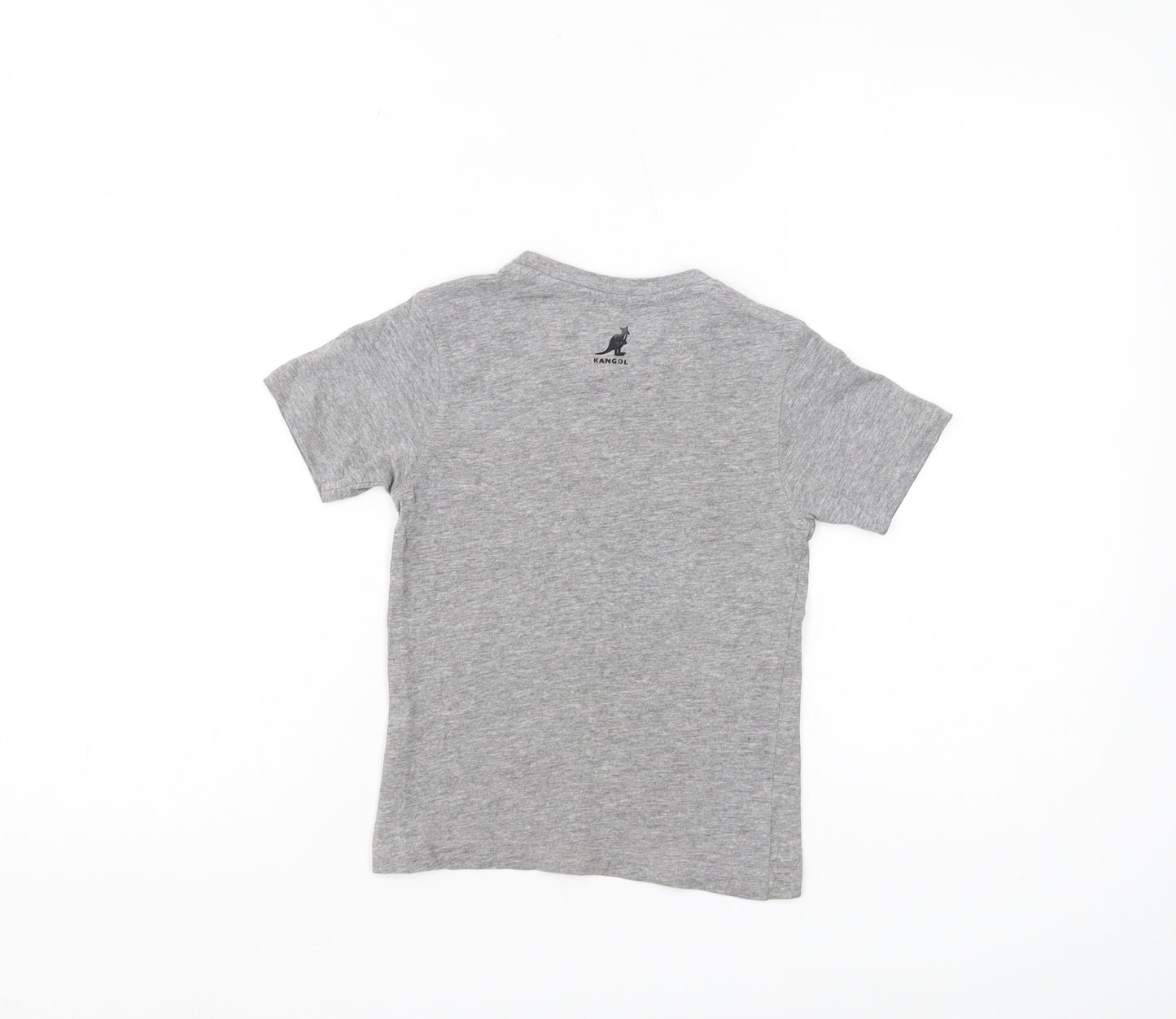 Kangol Boys Grey Logo T-Shirt 4-5Y Casual Short Sleeve