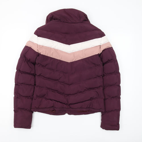 Tokyo Laundry Women's Purple Puffer Jacket Size 8