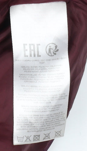 Tokyo Laundry Women's Purple Puffer Jacket Size 8