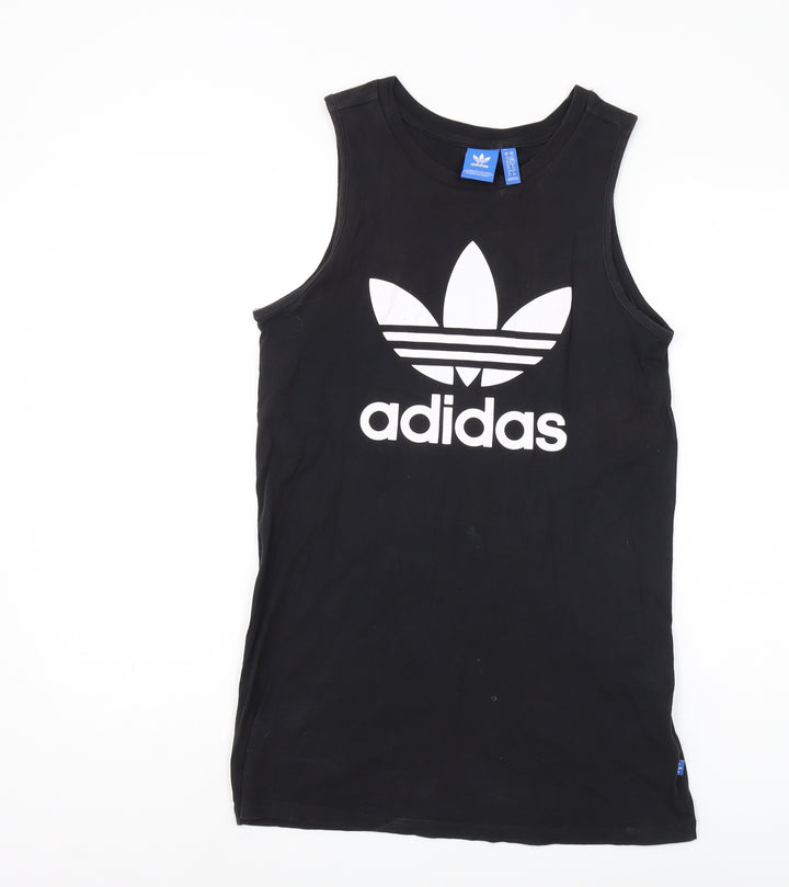 Adidas Women's Black Cotton Tank Top XS