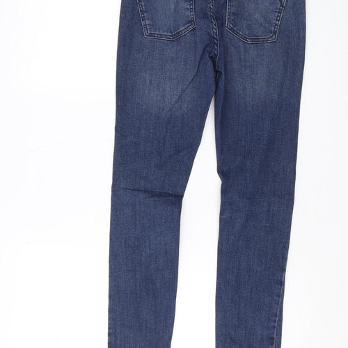 Bench Women's Blue Skinny Jeans Distressed Size 8