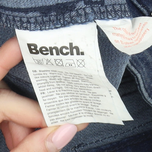 Bench Women's Blue Skinny Jeans Distressed Size 8