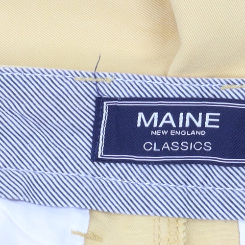 Maine New England Men's Beige Chino Shorts, Size 36
