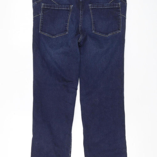 Next Women's Blue Straight Jeans Size 16 Regular