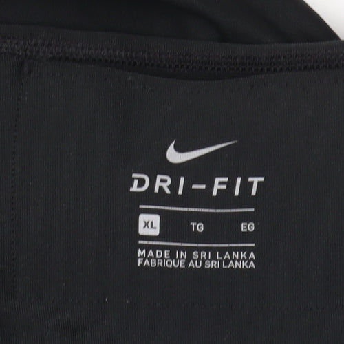 Nike Women's Black Leggings, XL, Moisture Wicking Activewear