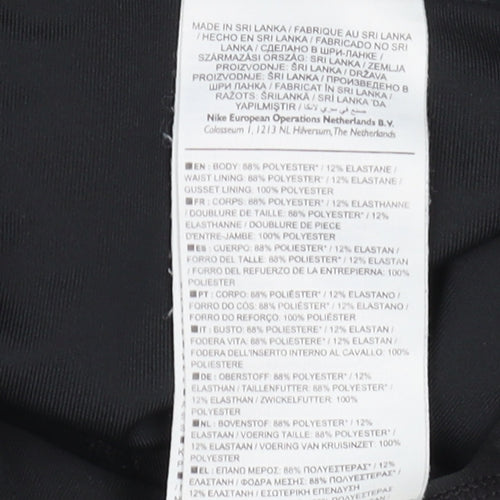 Nike Women's Black Leggings, XL, Moisture Wicking Activewear