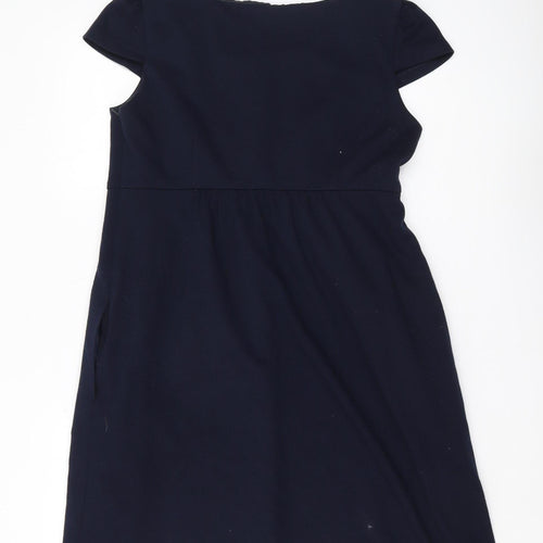 Marks and Spencer Women's Blue Shift Dress Size 14