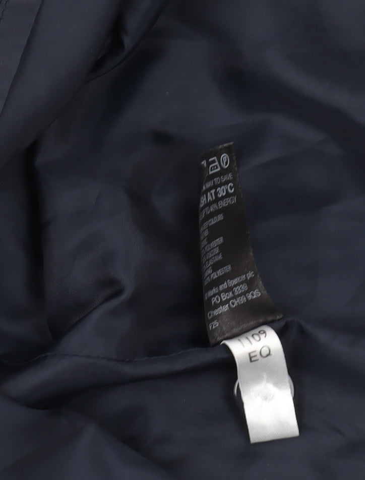 Marks and Spencer Women's Blue Shift Dress Size 14