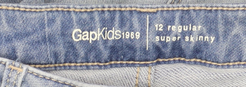 Gap Girls Blue Skinny Jeans 12 Years Slim Fit