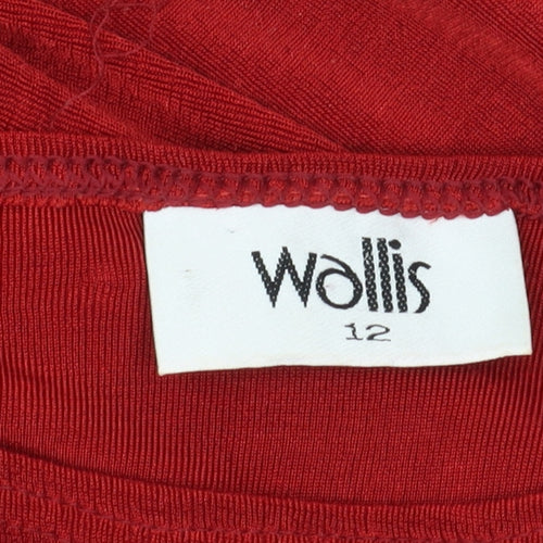 Wallis Women's Red Tunic, Size 12, Autumn Chic