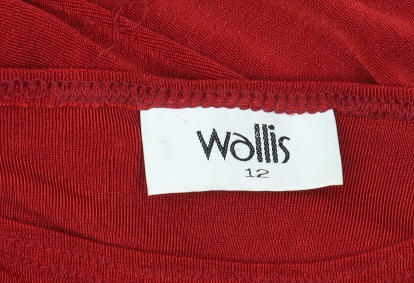 Wallis Women's Red Tunic, Size 12, Autumn Chic