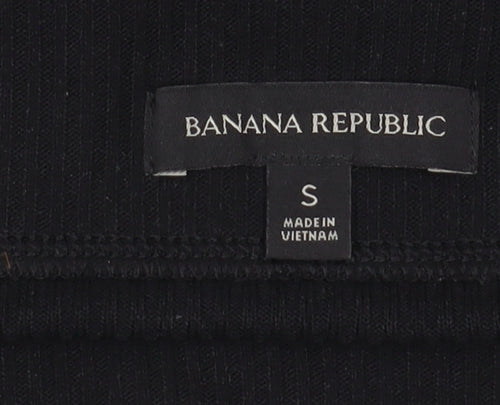 Banana Republic Women Black S Pencil Skirt Stretch