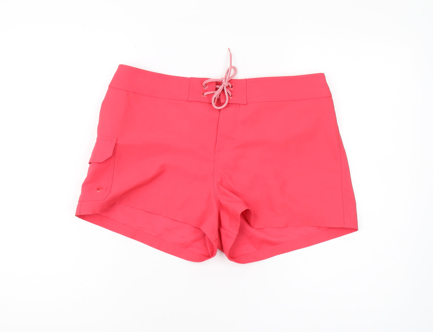 Jag Women's Pink Cargo Shorts - Regular Fit, M