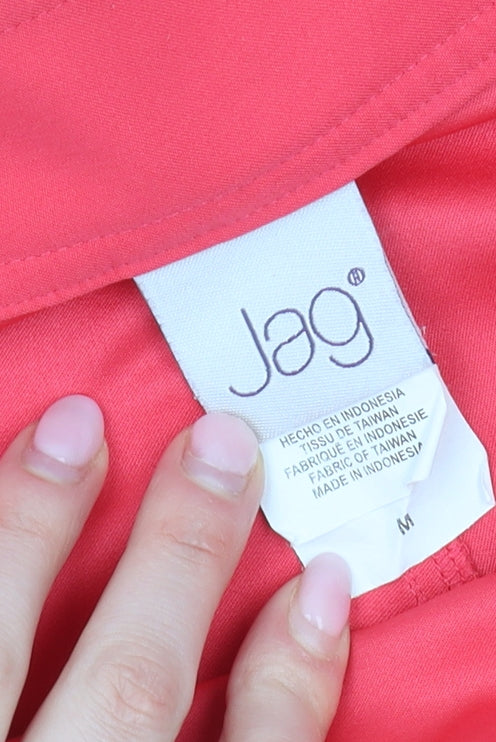 Jag Women's Pink Cargo Shorts - Regular Fit, M