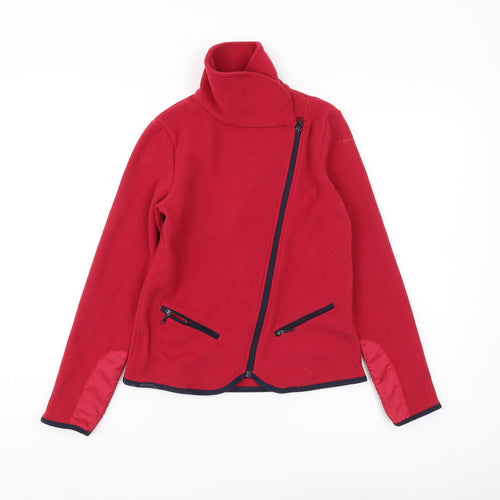 Fouganza Girls Red Fleece Jacket, Size 12 Years, Casual