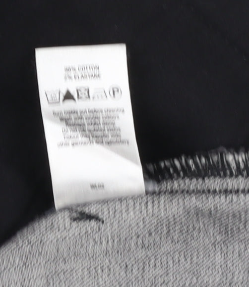 Wallis Women's Black Wide-Leg Jeans Size 14