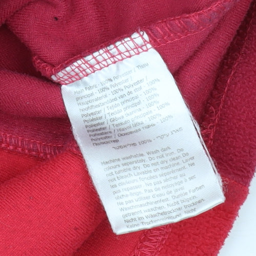 Regatta Women's Red Fleece Pullover 1/4 Zip Sweatshirt Size 14