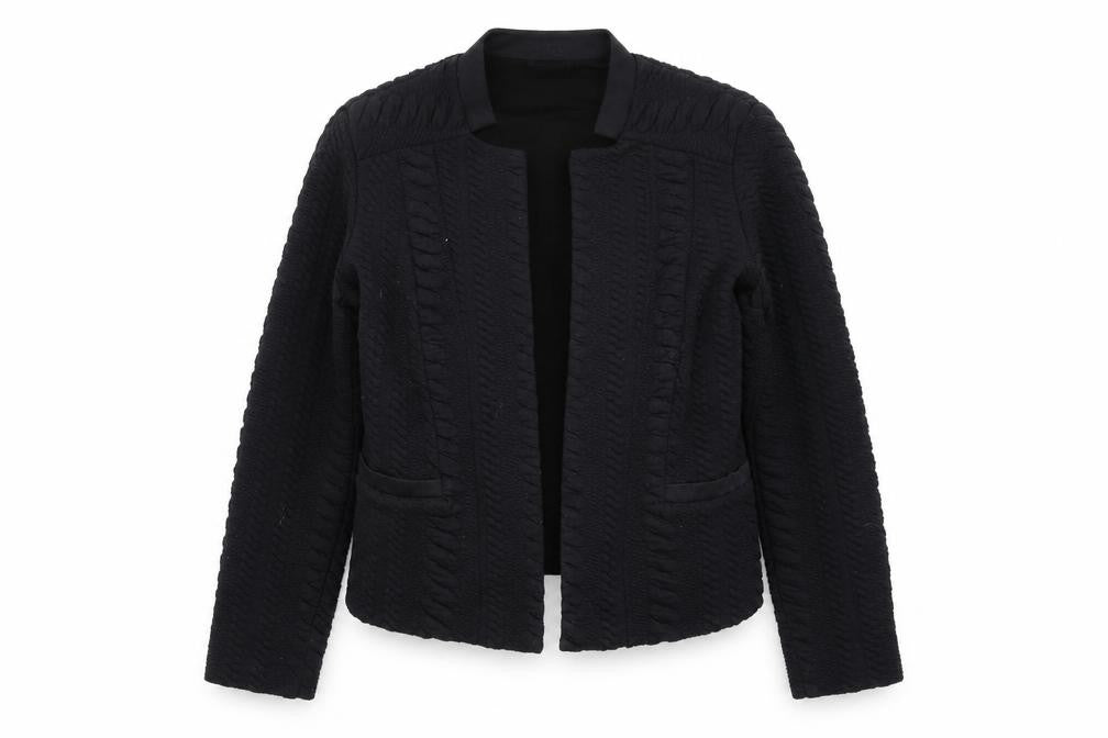 MADELEINE Women's Black Basic Jacket, Size 14, Polyester