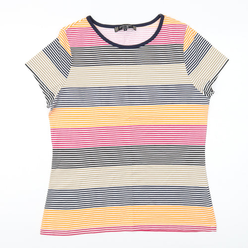 Principles Multicoloured Striped Women's T-Shirt, Size 16