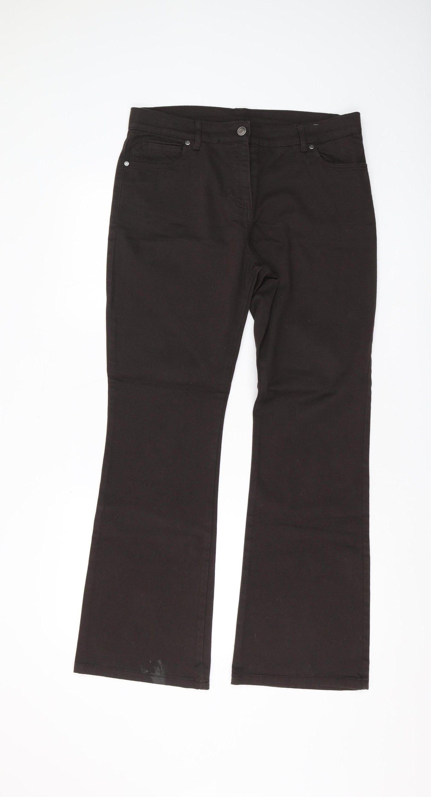 Marks and Spencer Women’s Brown Bootcut Jeans, Size 14