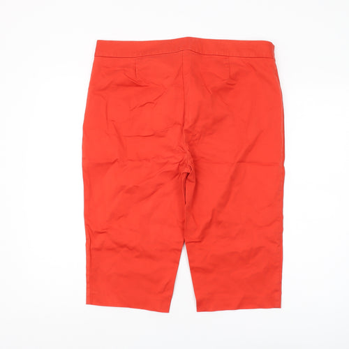 Marks and Spencer Women's Red Bermuda Shorts Size 16