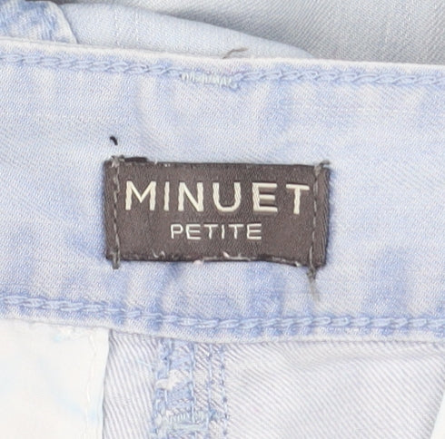 Minuet Women's Blue Capri Trousers, Size 12, Petite