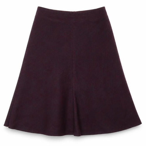 Eastex Women's Purple A-Line Midi Skirt Size 10