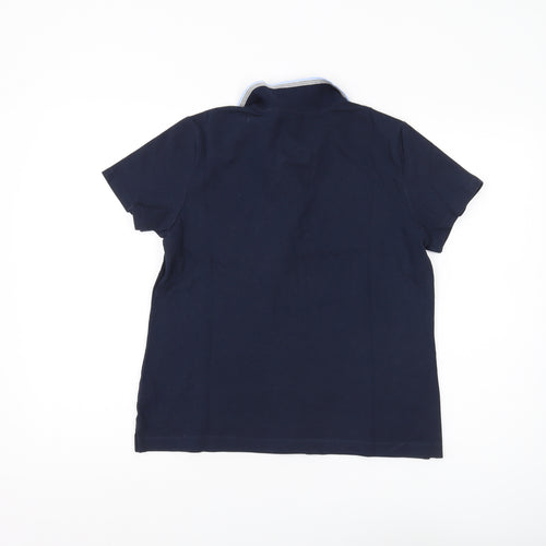 Lands' End Women's Petite Blue Polo Shirt