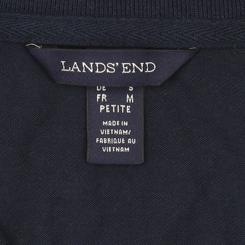 Lands' End Women's Petite Blue Polo Shirt