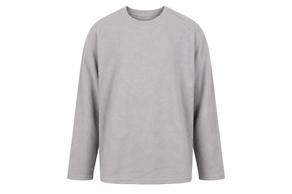 Front view of Quechua Grey Men's Pullover Sweatshirt -, size L
