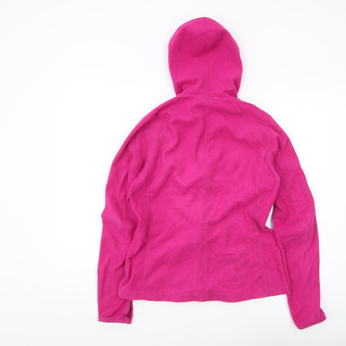 The North Face Women's Pink Hooded Fleece Jacket Size M