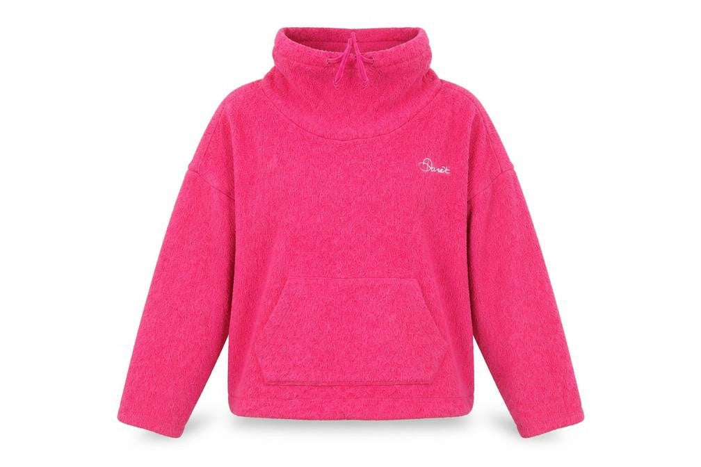 Front view of Dare 2b Women's Pink Pullover Sweatshirt, UK 12, Hooded & Lightweight