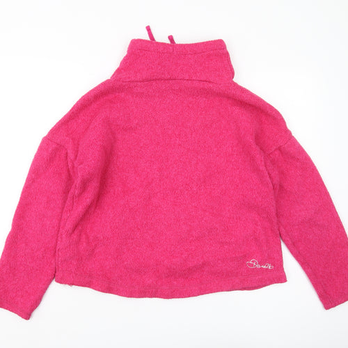 Dare 2B Women's Pink Pullover Sweatshirt, UK 12, Hooded & Lightweight