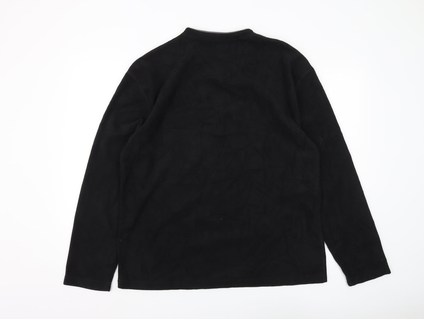 Bridgeport Men's Black V-Neck Pullover Sweatshirt M