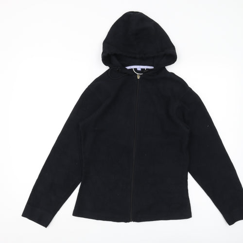 Micro Women's Black XS Fleece Hooded Jacket