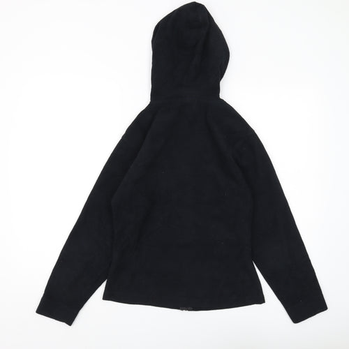 Micro Women's Black XS Fleece Hooded Jacket