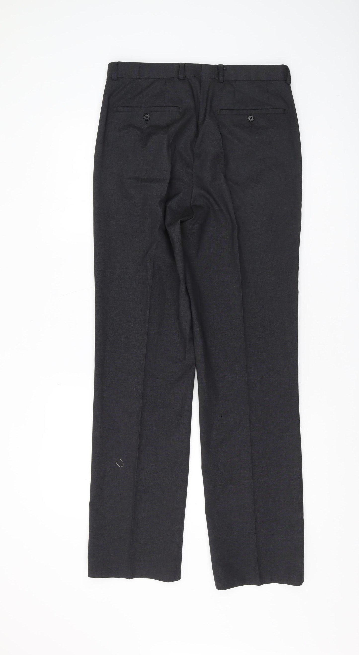 Next Men's Black Dress Pants Size 30 Formal Trousers