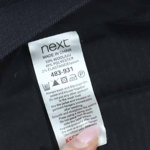 Next Men's Black Dress Pants Size 30 Formal Trousers