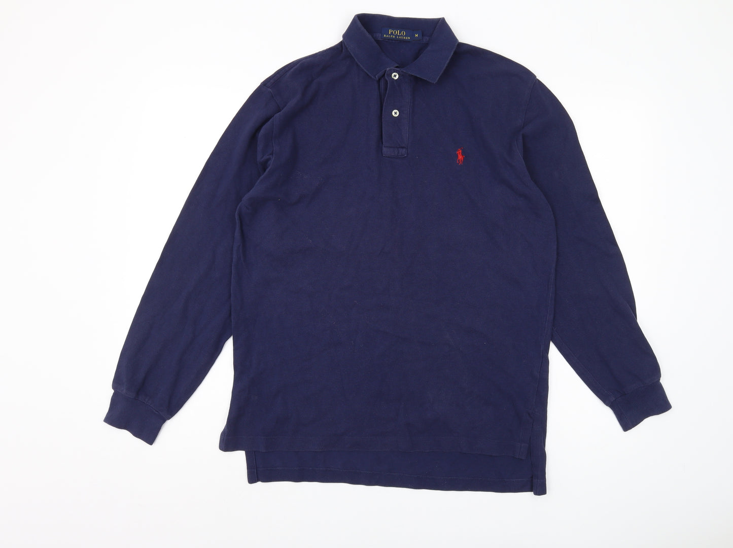 Polo Ralph Lauren Men's Blue Long Sleeve Polo M