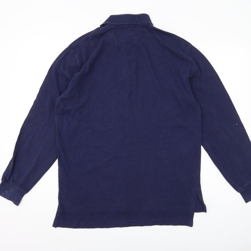 Polo Ralph Lauren Men's Blue Long Sleeve Polo M