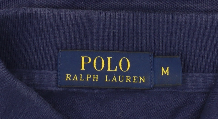 Polo Ralph Lauren Men's Blue Long Sleeve Polo M