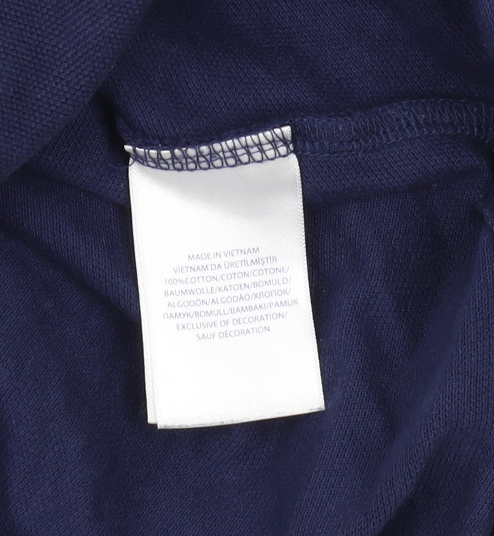 Polo Ralph Lauren Men's Blue Long Sleeve Polo M