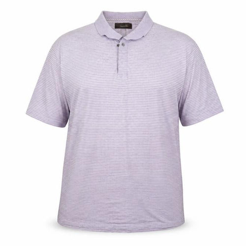 Tasso Elba Men’s L Purple Striped Polo Shirt