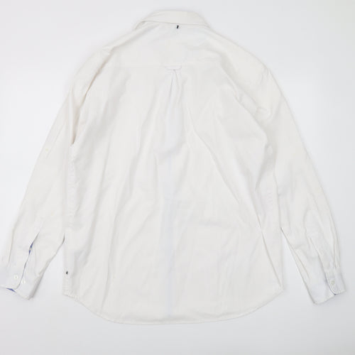 Regatta Men’s White Long Sleeve Button-Up Shirt L