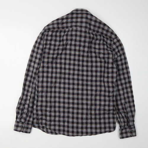 Marks and Spencer Men's Multicoloured Check Shirt, Size S
